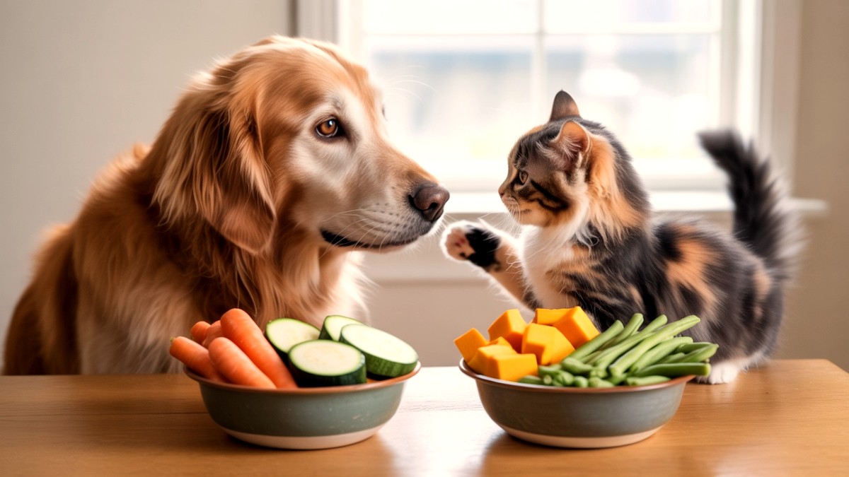Verduras frescas como snack de verano para perros y gatos: &iquest;todas son iguales?